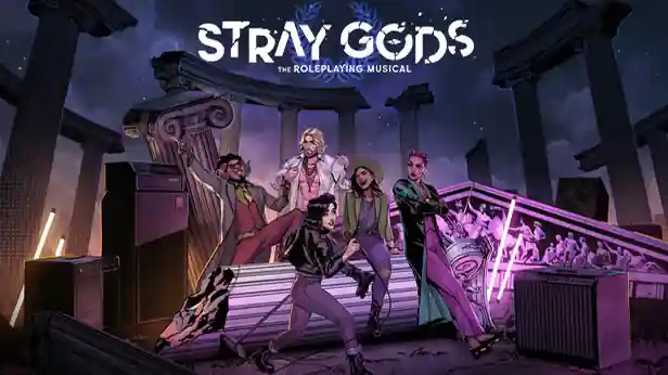 Arte de Stray Gods: The Roleplaying Musical